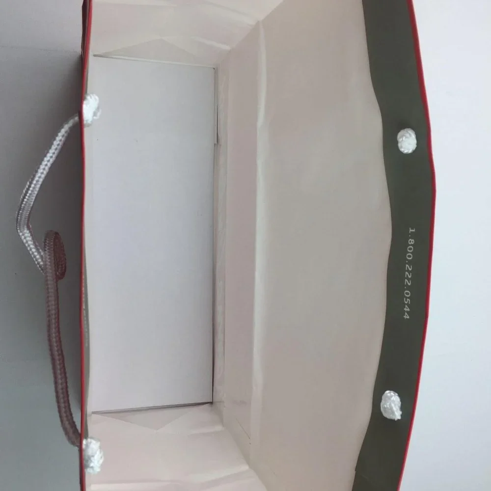 Hanna Anderson Red Gift Bag Reusable Recycle Shopping Tote
